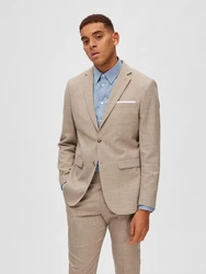 SELECTED HOMME Sakko Oasis sand/weiß