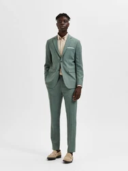 SELECTED HOMME Hose SLHOasis Oasis grün