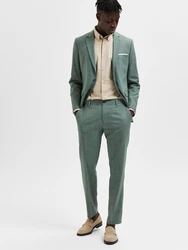 SELECTED HOMME Hose SLHOasis Oasis grün