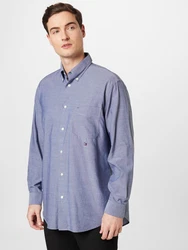 TOMMY HILFIGER Hemd dunkelblau/blaumeliert/rot/weiß