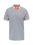Jack & Jones Poloshirt JJEPAULOS POLO SS NOOS rauchblau/mandarine/wei