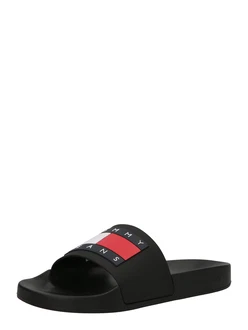 Tommy Jeans Badeschuh 'Essential' navy/rot/schwarz/weiß