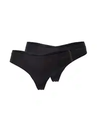 Tanga gaćice 'ZERO Microfibre 2.0 H' siva / crna