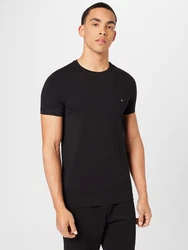 Tommy Hilfiger Core Stretch Slim C-Neck Tee Shirt Herren schwarz
