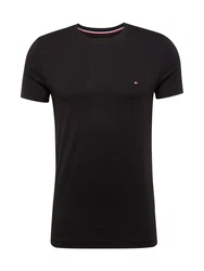Tommy Hilfiger Core Stretch Slim C-Neck Tee Shirt Herren schwarz