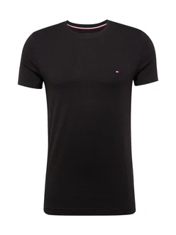 Tommy Hilfiger Core Stretch Slim C-Neck Tee Shirt Herren schwarz