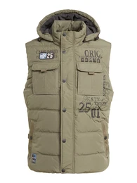 Weste khaki / dunkelgrün