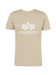 ALPHA INDUSTRIES T-Shirt sand/wei