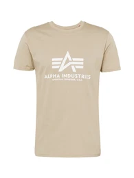 T-Shirt sand / wei