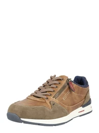 Sneaker marine / karamell / brokat