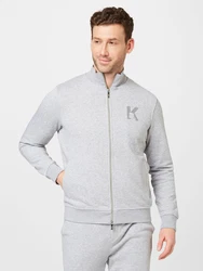 Karl Lagerfeld Sweatjacke hellgrau