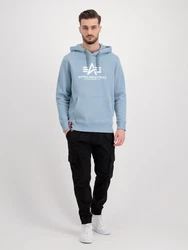 ALPHA INDUSTRIES Sweatshirt hellblau/weiß