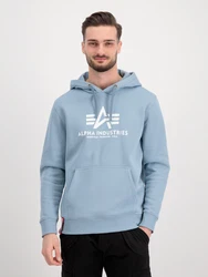 ALPHA INDUSTRIES Sweatshirt hellblau/weiß