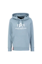 ALPHA INDUSTRIES Sweatshirt hellblau/weiß