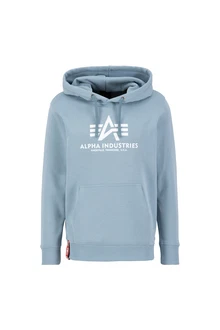 ALPHA INDUSTRIES Sweatshirt hellblau/weiß