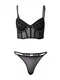 Nasty Gal Soupravy prádla  černá / průhledná