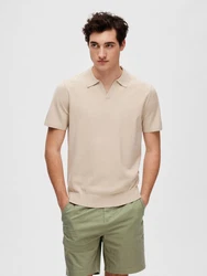SELECTED HOMME Poloshirt/Pullover 'TELLER' beige