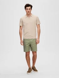 SELECTED HOMME Poloshirt/Pullover 'TELLER' beige
