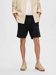 SELECTED HOMME Chinohose Shorts 'Brody' schwarz