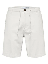 SELECTED HOMME Chinohose Shorts 'Brody' offwhite