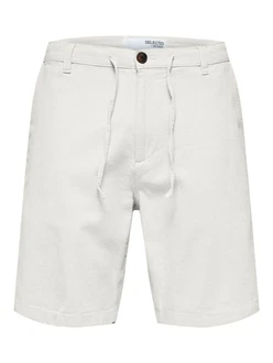 SELECTED HOMME Chinohose Shorts 'Brody' offwhite