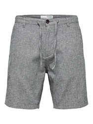 SELECTED HOMME Chinohose Shorts 'Brody' marine/wei