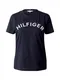 TOMMY HILFIGER Majica  nočno modra / bela