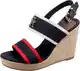 TOMMY HILFIGER Sandale  plava / crvena / bijela