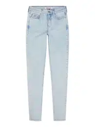 Traperice 'NORA MID RISE SKINNY' svijetloplava / tamno plava / crvena / bijela
