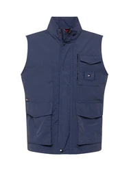 TOMMY HILFIGER Weste navy / rot / weiß