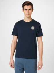 ELEMENT T-Shirt 'SEAL' hellbeige/navy/weiß