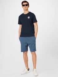 ELEMENT T-Shirt 'SEAL' hellbeige/navy/weiß