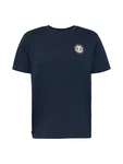 ELEMENT T-Shirt 'SEAL' hellbeige/navy/weiß