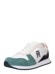 Sneaker grün / orange / schwarz / weiß