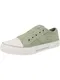 s.Oliver Slip on boty  pastelově zelená / offwhite