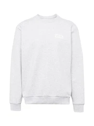 Sweatshirt graumeliert / weiß