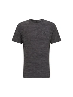 ADIDAS PERFORMANCE Sportshirt 'Essentials' schwarzmeliert ADIDAS PERFORMANCE Sportshirt 'Essentials' schwarzmeliert