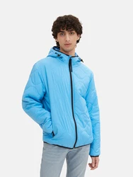 TOM TAILOR DENIM Jacke aqua/schwarz