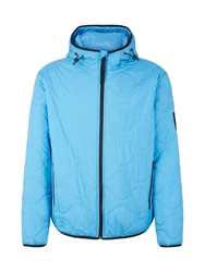 TOM TAILOR DENIM Jacke aqua/schwarz