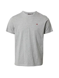 Napapijri T-Shirt Salis navy / graumeliert / karminrot / wei