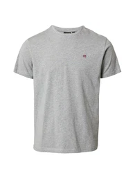 T-Shirt 'SALIS' navy / graumeliert / karminrot / wei