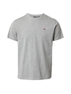 Napapijri T-Shirt Salis navy / graumeliert / karminrot / wei