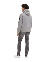TOM TAILOR DENIM Jacke rauchgrau/schwarz