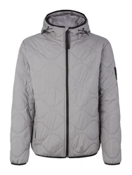 TOM TAILOR DENIM Jacke rauchgrau/schwarz