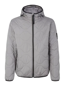 TOM TAILOR DENIM Jacke rauchgrau/schwarz
