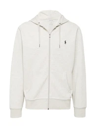 Sweatjacke hellgrau / graumeliert