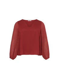 Bluza 'Vivian' hrđavo crvena