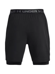 Under Armour Shorts UA Vanish Woven 2in1 grau/schwarz