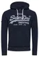 Superdry Sweatshirt 'Vintage' marine / hellgrau