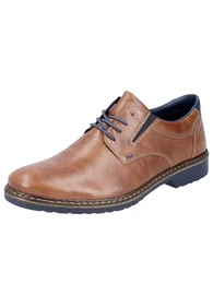 Schnrschuh navy / cognac
